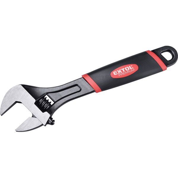 állítható villáskulcs, 200 × 22 mm, kovácsolt, CrV., 8", nikkelezett termék fő termékképe