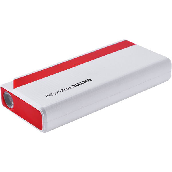 autós indító, benzinmotorokhoz, beépített 9000 mAh Li-polimer akkuval + power bank 5V, "bikázó", 400A termék fő termékképe