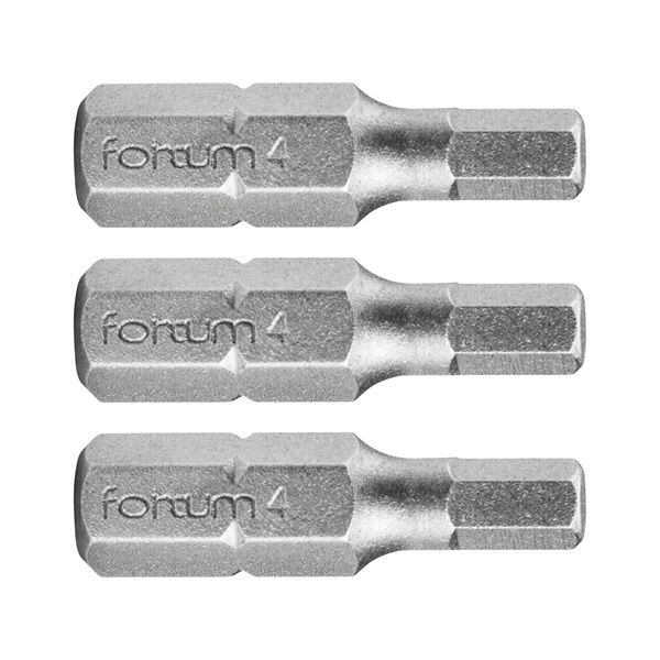 behajtóhegy HEX, 3 db, S2 acél; H 5×25mm, bliszteren termék fő termékképe