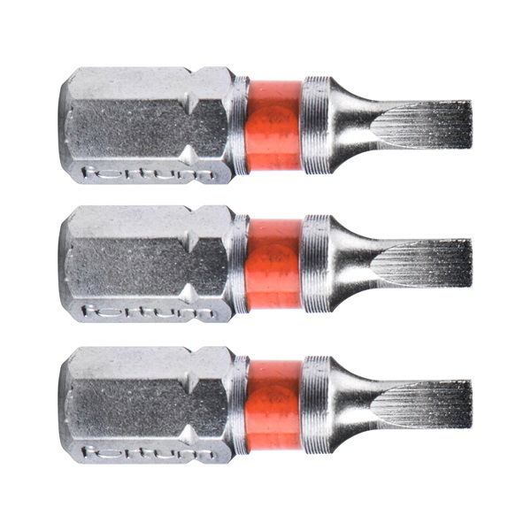 behajtóhegy lapos, 3 db, S2 acél; 3×25mm, bliszteren termék fő termékképe