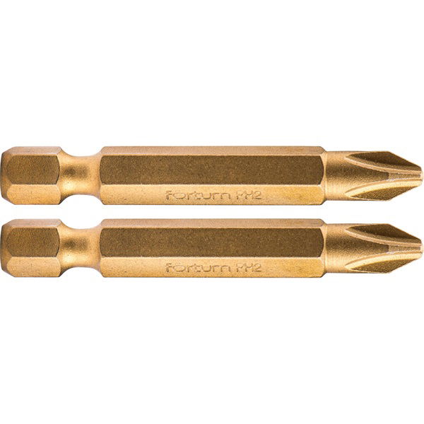 behajtóhegy PH, 2 db, S2 acél, Titanium bevonat; PH 1×50mm, bliszteren termék fő termékképe