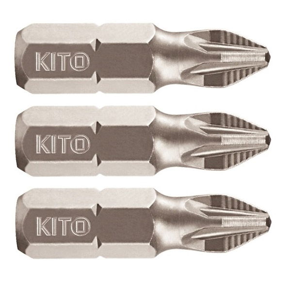 behajtóhegy PZ, 3 db, S2 acél; PZ 2×25mm, ACR, bliszteren termék fő termékképe