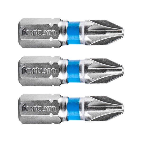 behajtóhegy PZ, 3 db, S2 acél; PZ 2×25mm, bliszteren termék fő termékképe