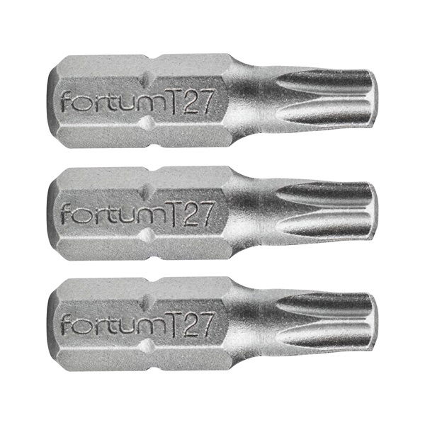 behajtóhegy TORX, 3 db, S2 acél; T 25×25mm, bliszteren termék fő termékképe