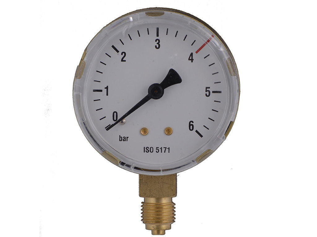 Manométer (jelzés nélküli) 6/4 bar 63mm termék fő termékképe