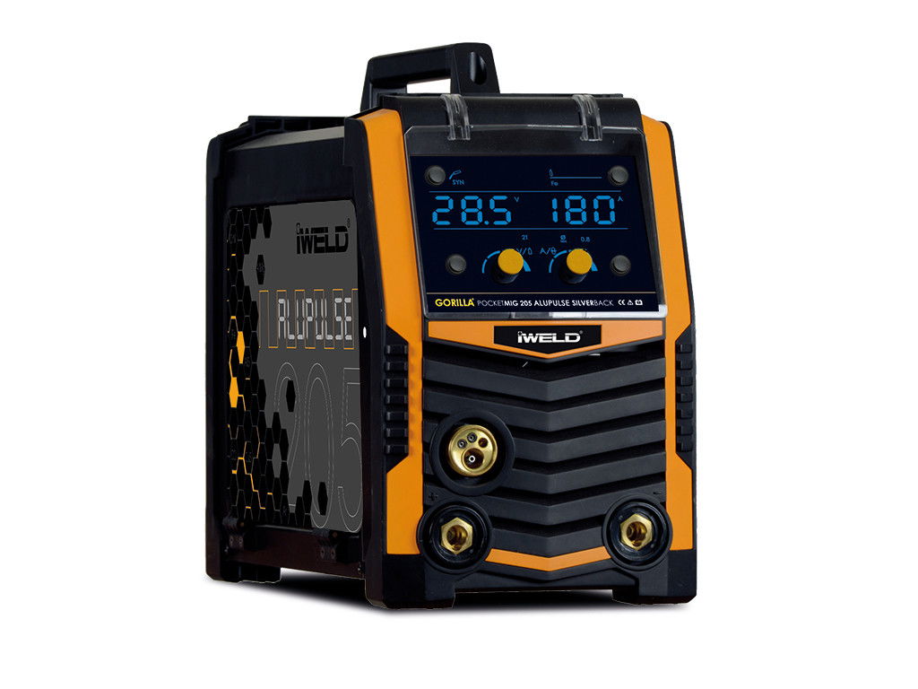 IWELD GORILLA POCKETMIG 205 ALUPULSE SILVERBACK hegesztő inverter termék fő termékképe