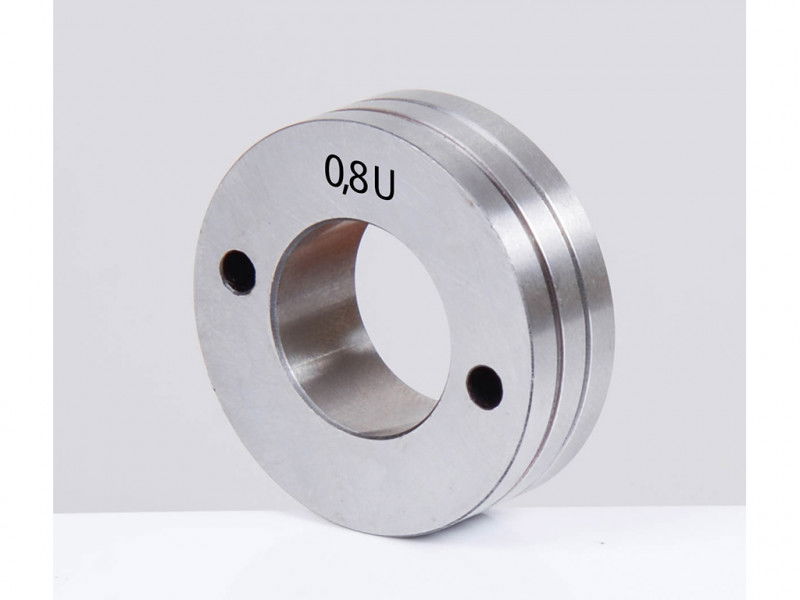 Huzaltoló görgő 0.8-1.0mm 'U' 37x19x12mm Alu (MIG350-500-500PT-500RWF) termék fő termékképe