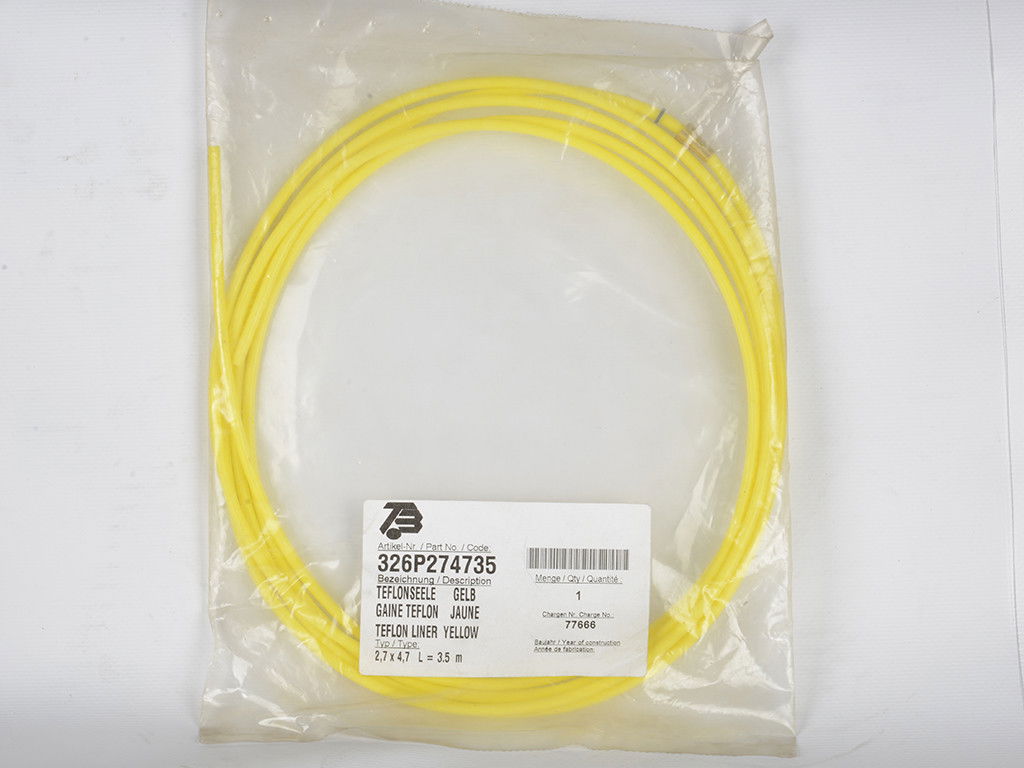 TBi huzalvezető teflon 3,4m (1,4-1,6) sárga termék fő termékképe