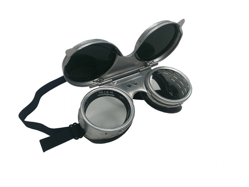 Lánghegesztő DIN5 védőszemüveg felnyitható fém termék fő termékképe