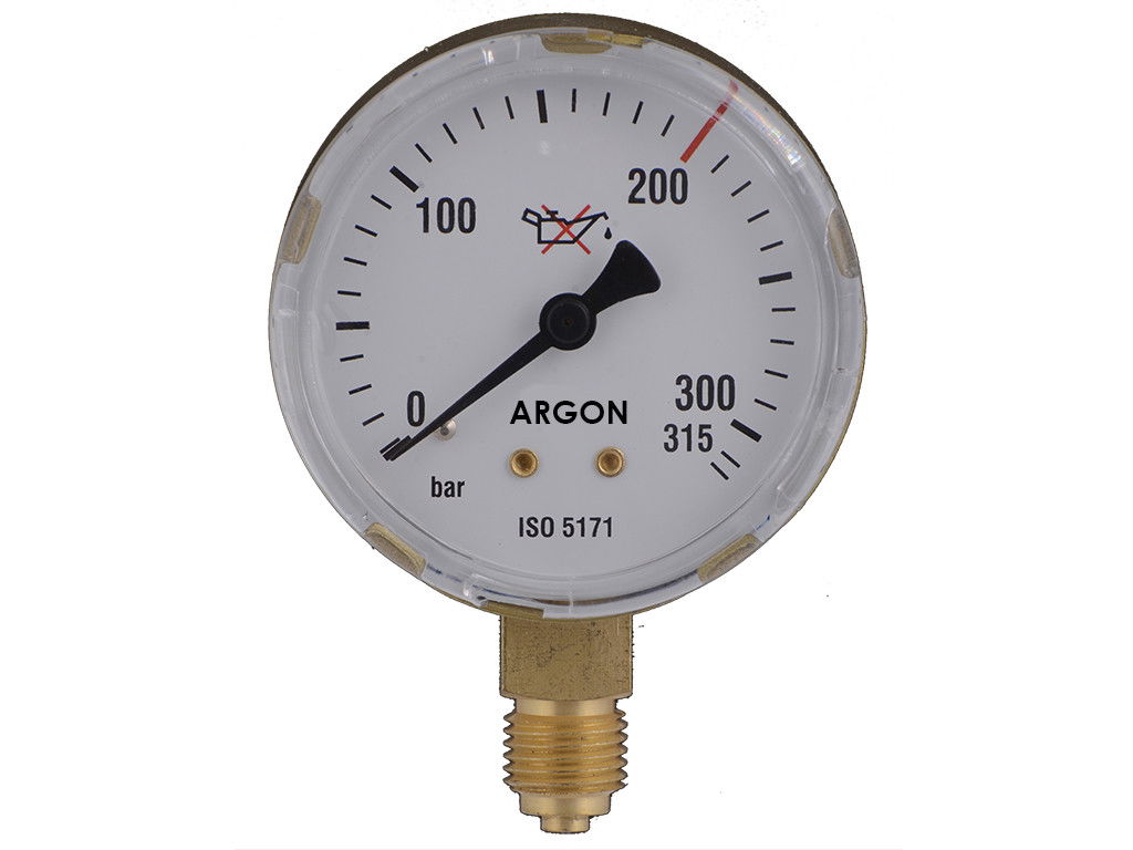 Manométer argon 315/200 bar 63mm termék fő termékképe