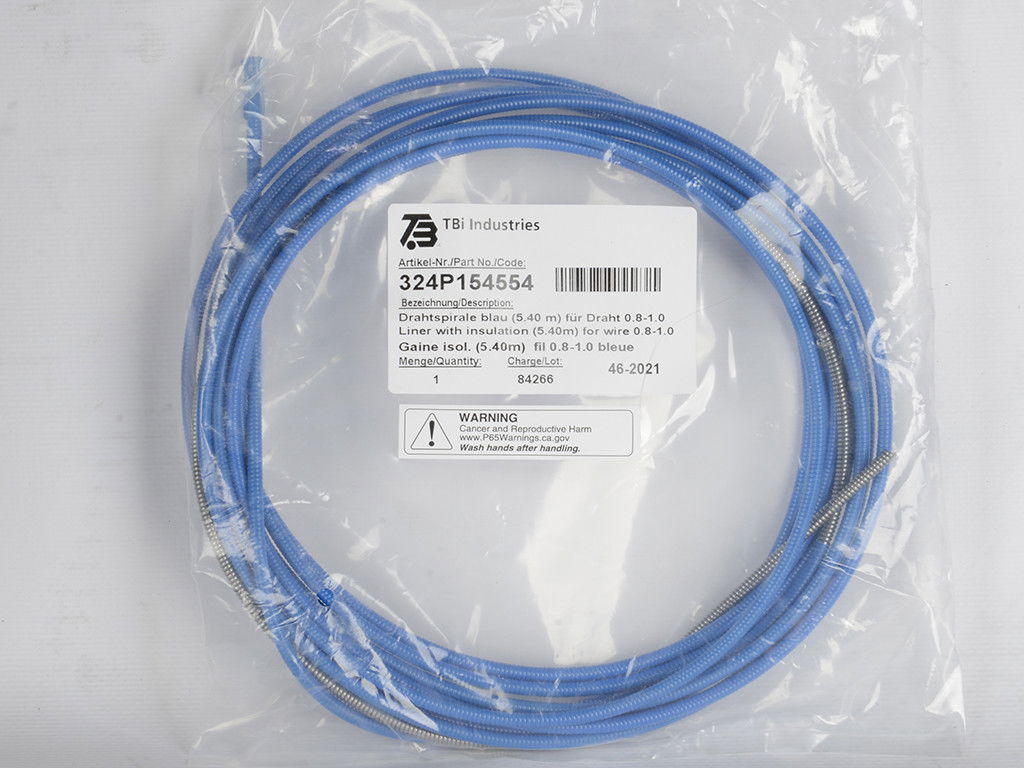 TBi huzalvezető spirál 5,4m (0,8-1,0) kék termék fő termékképe