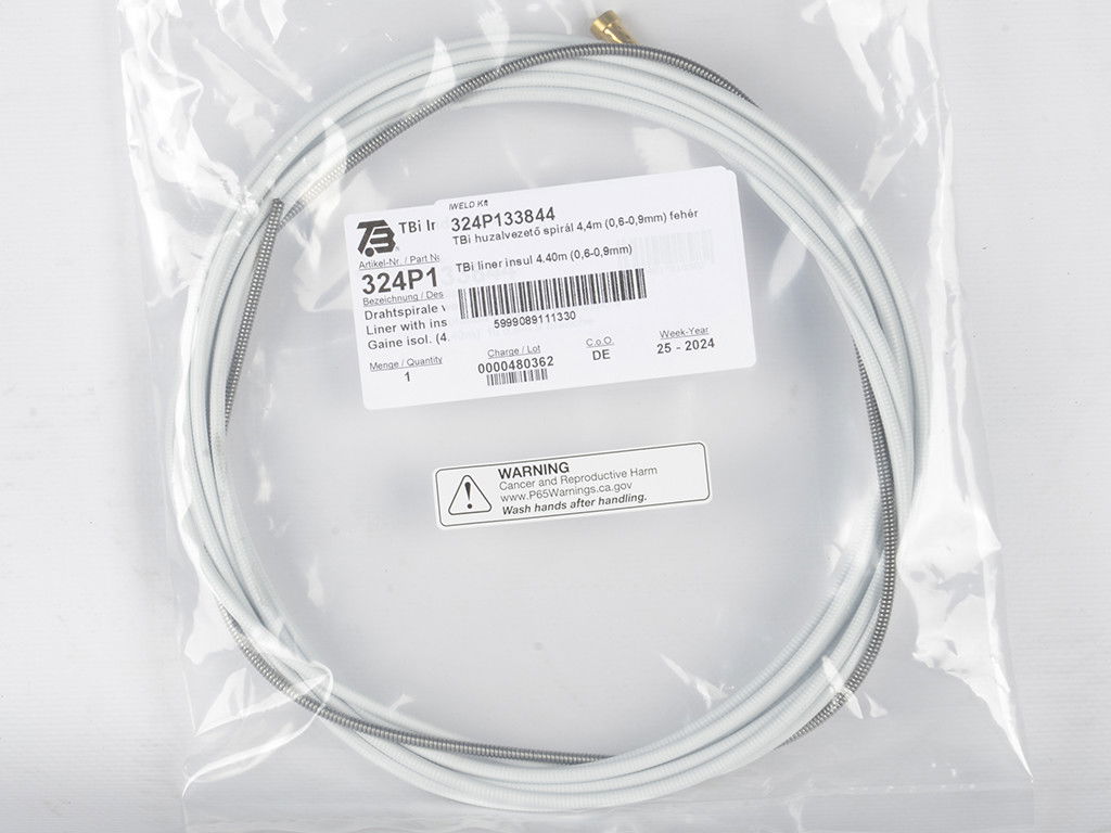 TBi huzalvezető spirál 4,4m (0,6-0,9mm) fehér termék fő termékképe