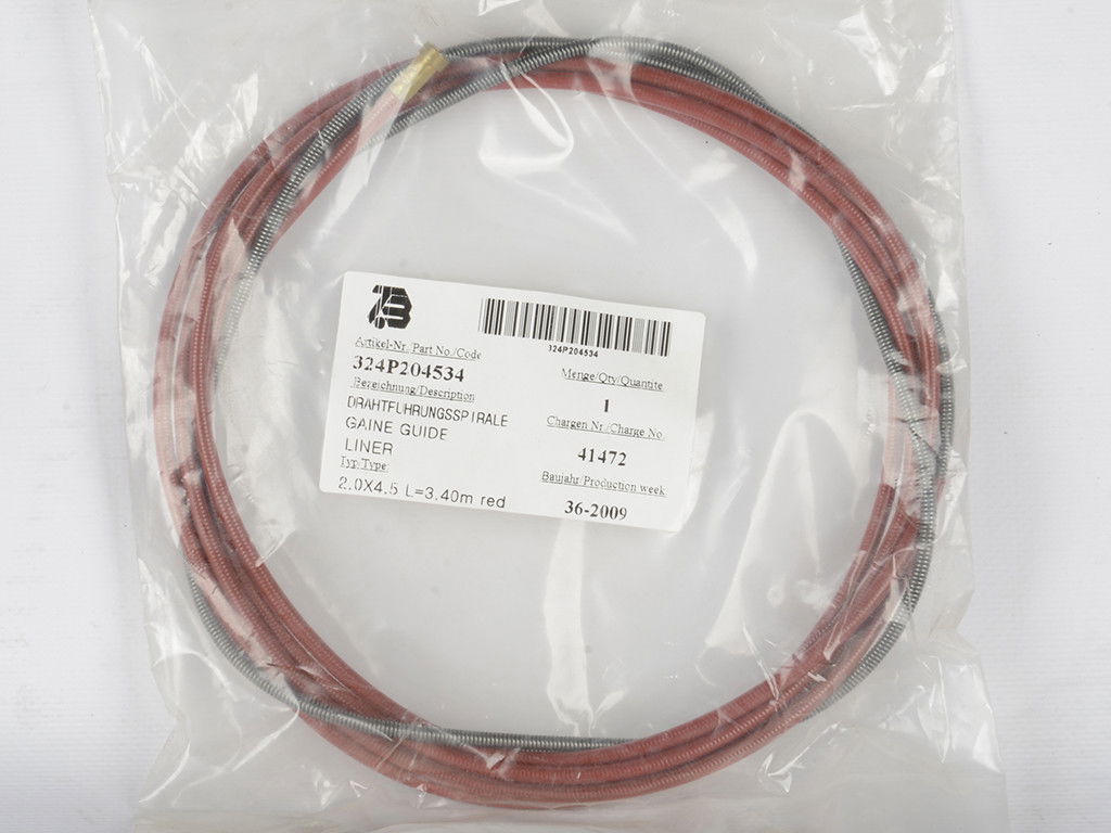 TBi huzalvezető spirál 3,4m (1,0-1,2) piros termék fő termékképe