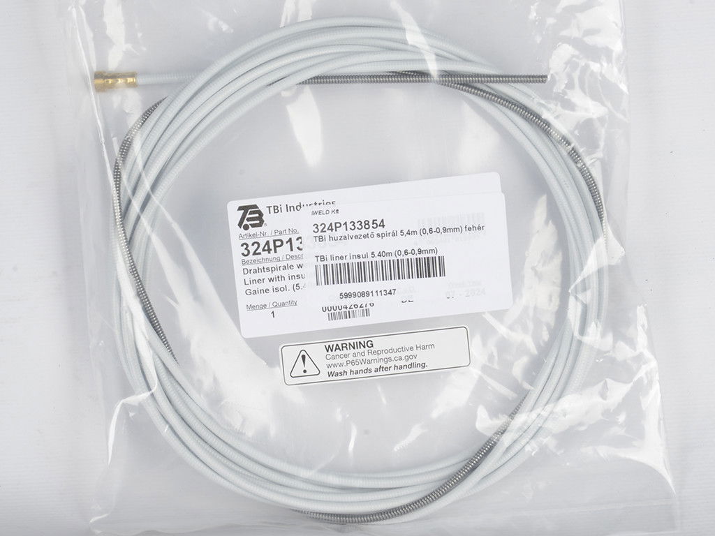 TBi huzalvezető spirál 5,4m (0,6-0,9mm) fehér termék fő termékképe