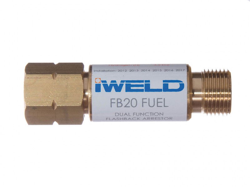 FB20 visszaégésgátló patron reduktorra G3/8" LH égőgáz termék fő termékképe