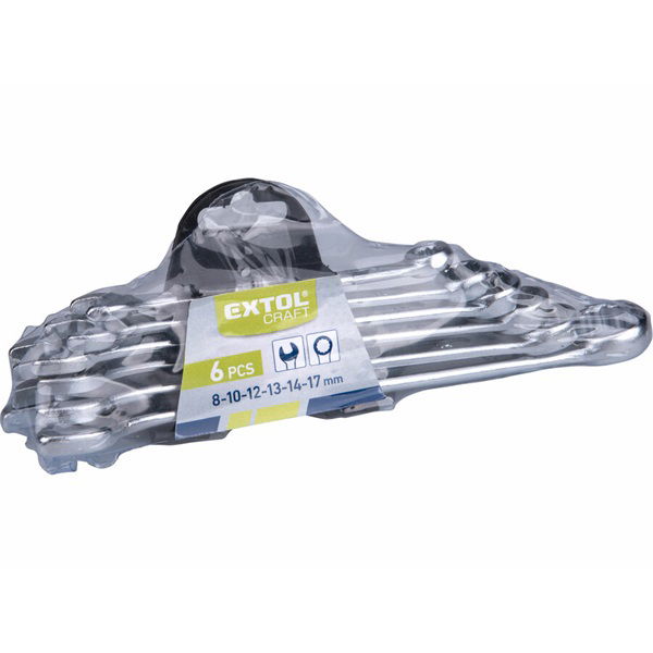 csillag-villás kulcs klt., W.S.; 6db, 8-17mm, műanyag tartóban termék fő termékképe