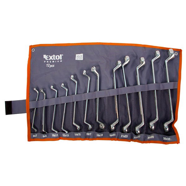 csillagkulcs klt., 12db; 6-32mm, CrV. vászon tartóban termék fő termékképe