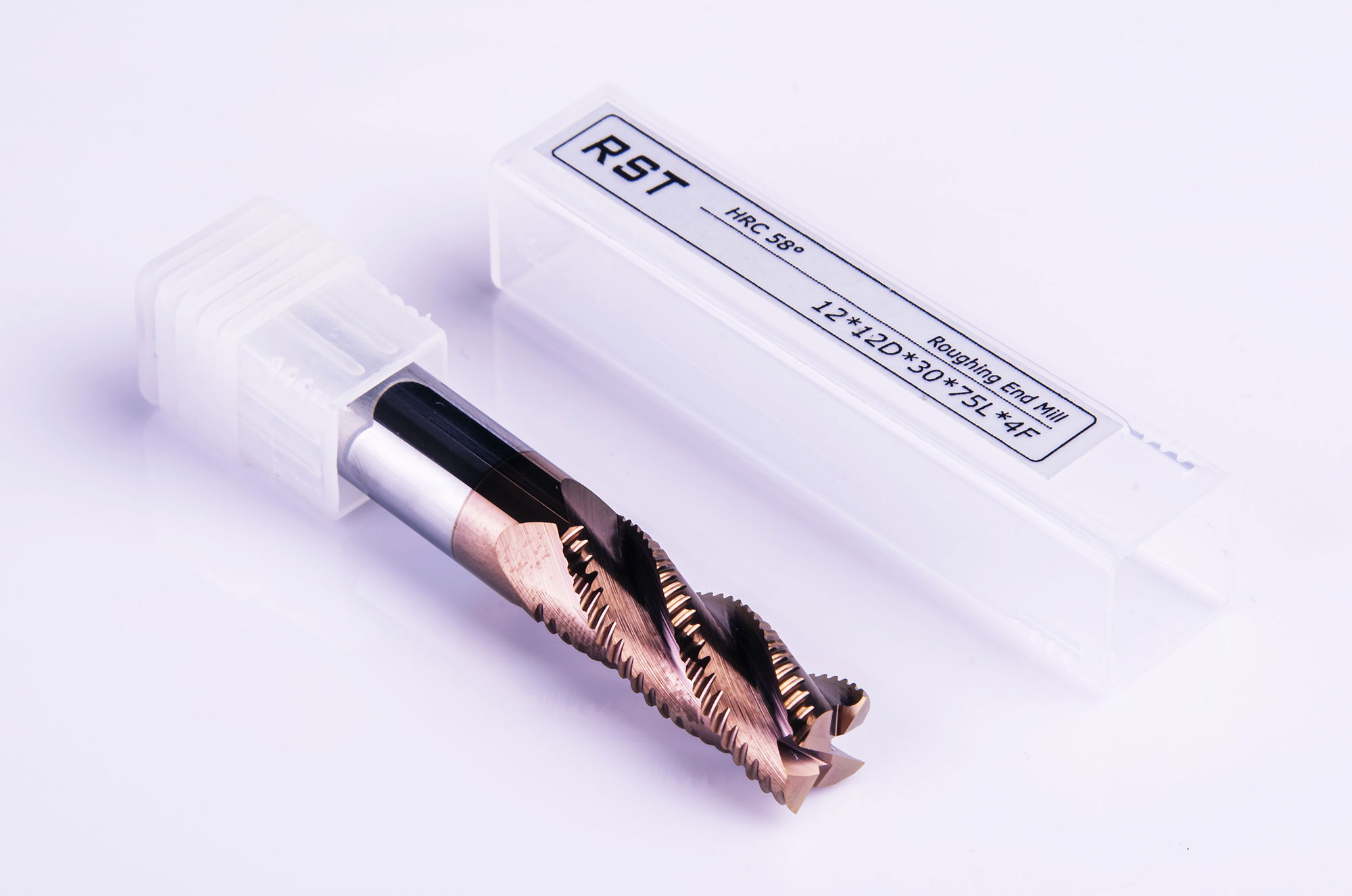 12 mm 4 élű sarkos keményfém maró | HRC58 - nagyoló termék fő termékképe