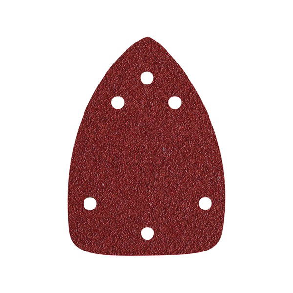 delta csiszolópapír, lyukas klt. 10db, 97×140 mm; 6 db lyukkal, P80, 407130 csiszológéphez termék fő termékképe