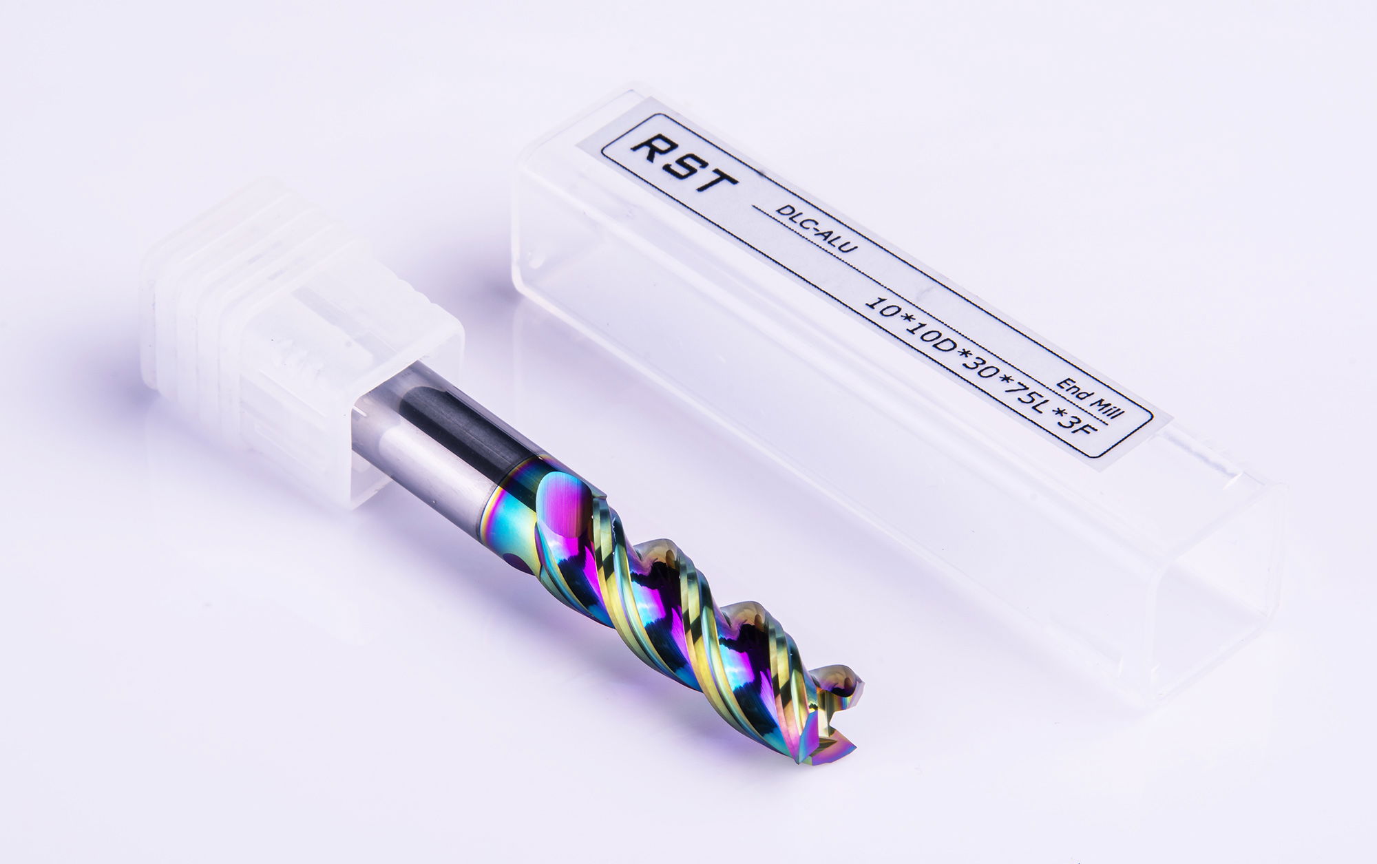 10 mm 3 élű keményfém alumínium maró - DLC bevonat termék fő termékképe