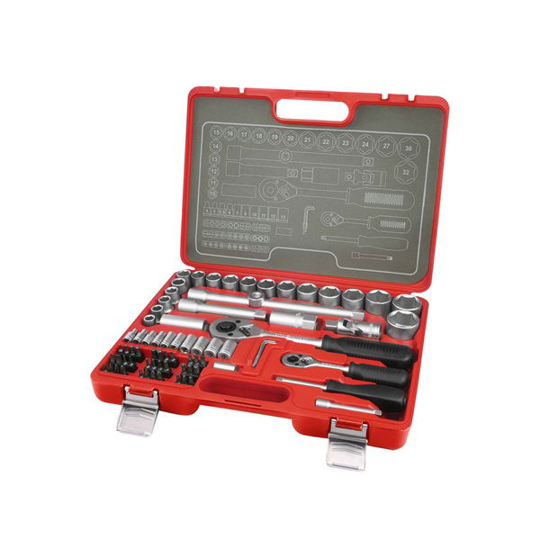 dugókulcs klt., CV.4-32mm ; 1/4"&1/2" 75db, racsnis 45fog termék fő termékképe