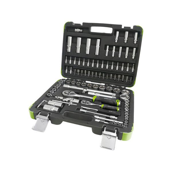 dugókulcs klt., CV., racsnis 45fog ; 1/4"  1/2", 94db, 4-32mm, 32db bit (lapos, kereszt,imbusz,torx), gyertyakulcs16&21 termék fő termékképe