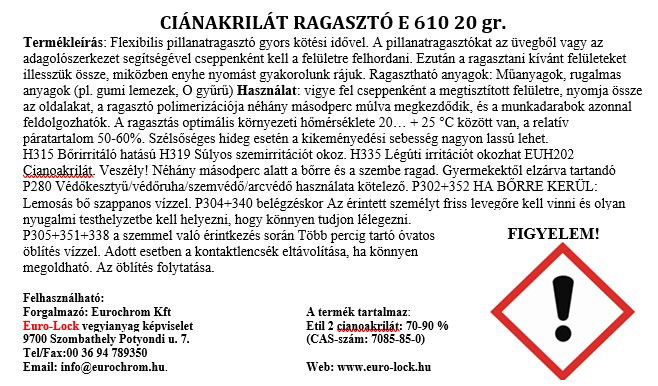 Univerzális ragasztó 3 gr termék fő termékképe