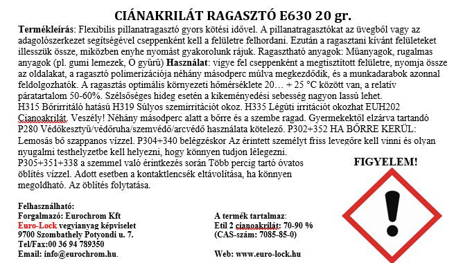 Pillanatragasztó gyorsan keményedő.3 gr termék fő termékképe