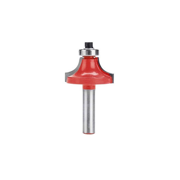 felsőmaró fára, lekerekítő (homorúfejű rádiuszmaró), csapágyas, R9,5×D31,8×H16, befogás: 8mm, keményfém lapkás termék fő termékképe