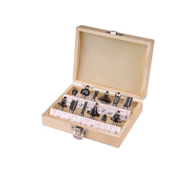 felsőmaró klt.  12db, kisebb szett (fadobozban) ; 8mm-es befogással termék fő termékképe