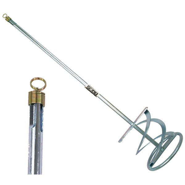 festékkeverő szár, fúrógéphez, SDS Plus befogás; 500×100mm, horganyzott termék fő termékképe