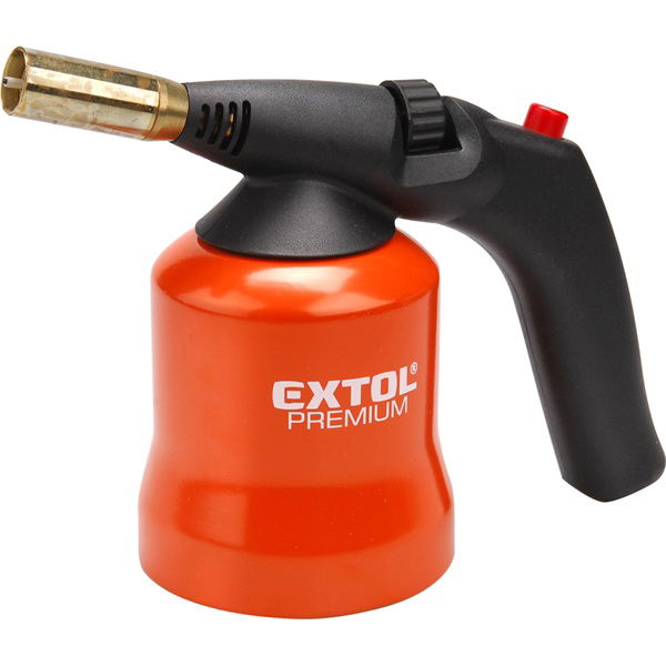 gázlámpa forrasztáshoz, PB gázhoz, piezó gyújtásssal, max. 1200°C, 1,7kW, EN521, fém gázpalack tartó termék fő termékképe