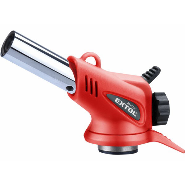 gázlámpa mini forrasztáshoz, piezó gyújtásssal, előmelegítés, 1300°C, 1100kW,  7/16" termék fő termékképe