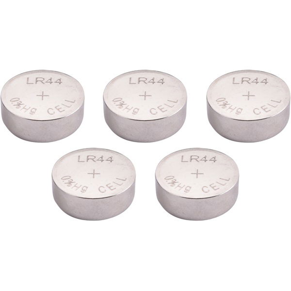 gombelem klt. 5 db, alkáli, 1,5V, méret: (LR44/AG13); hosszú étettartam, bliszteren termék fő termékképe