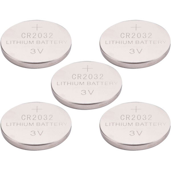 gombelem klt. 5 db, Lítium, 3V, méret: (CR2032); hosszú étettartam, bliszteren termék fő termékképe