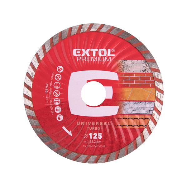gyémántvágó TURBO gránit/kerámia; 115×22,2mm, max.13.300 ford/perc termék fő termékképe