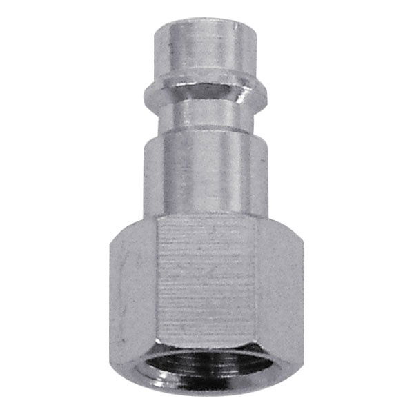 gyorscsatlakozó-dugó, belső menettel, G-1/4", nikkelezett réz, bliszteren termék fő termékképe