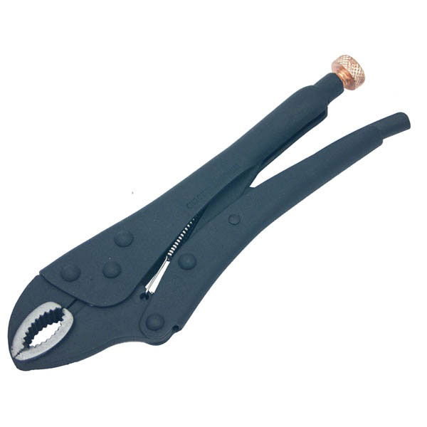 gyorsszorító fogó, erősített, fekete; 250mm, CV. termék fő termékképe