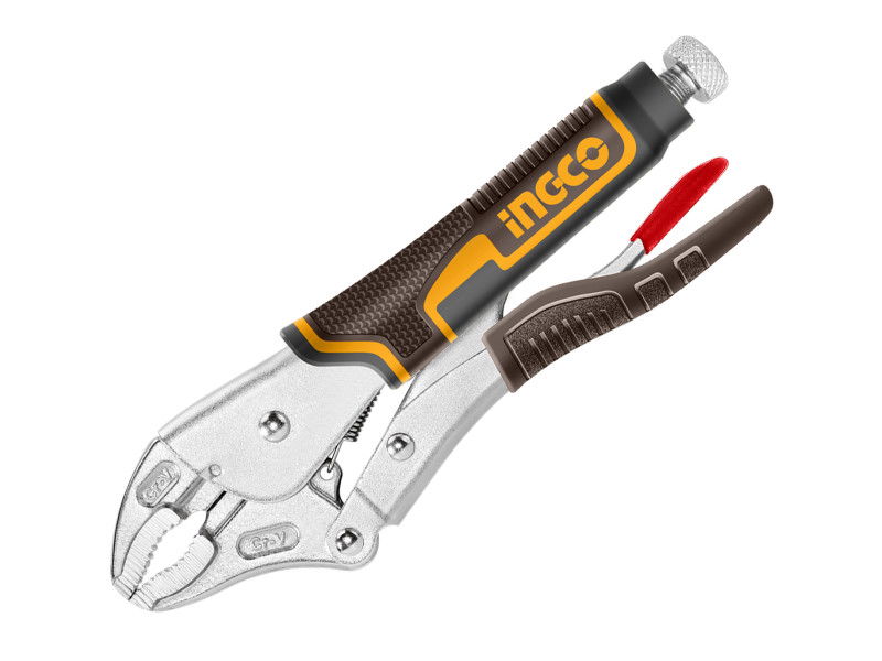 INGCO Ívelt önzáró fogó 250 mm CrV termék fő termékképe