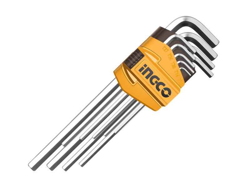 INGCO Imbuszkulcs készlet 9 részes 1,5-10 mm S2 termék fő termékképe