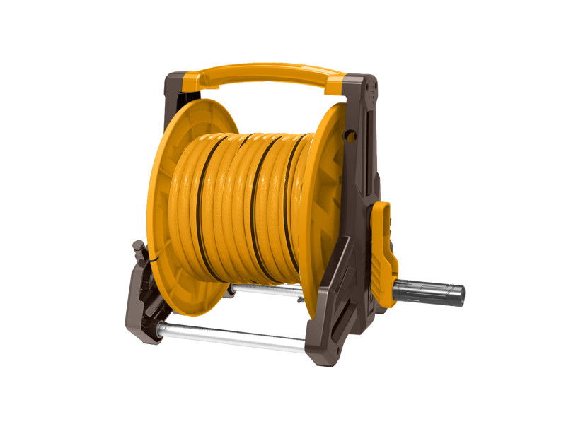 INGCO Tömlőtartó kocsi szett (1 x 20 m tömlő + 9 részes locsolástechnikai készlet) termék fő termékképe