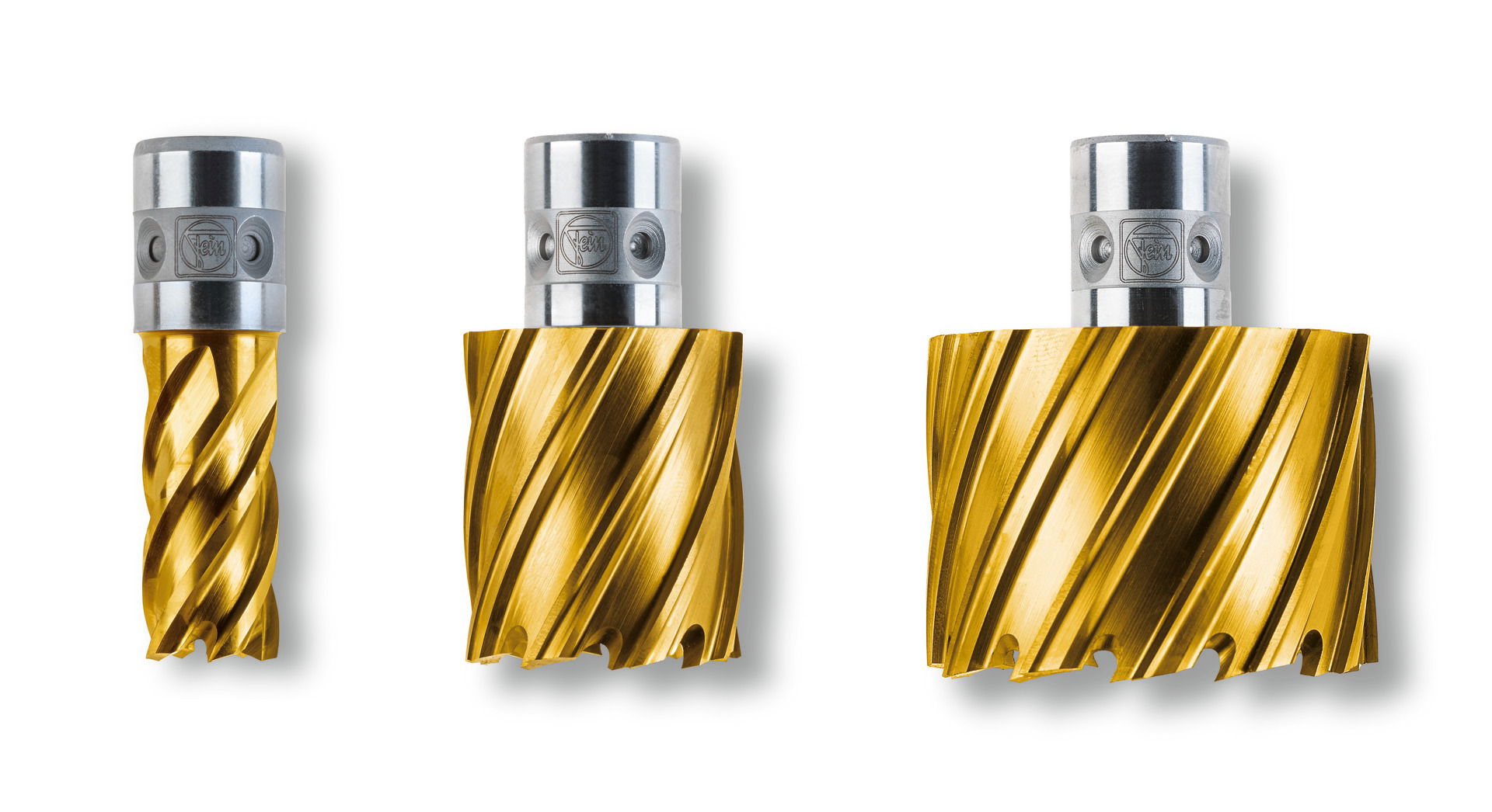 HSS koronafúró 50 mm hasznos hosszal Dura minőség Tianinos bevonattal QuickIn csatlakozással,             D 35 x 50 HSS Dura 50 TIN termék fő termékképe