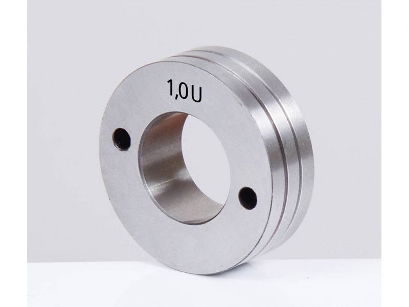 Huzaltoló görgő 1.0-1.2mm  'U' 37x19x12mm Alu (MIG350-500-500PT-500RWF-DYNAMIG560) termék fő termékképe