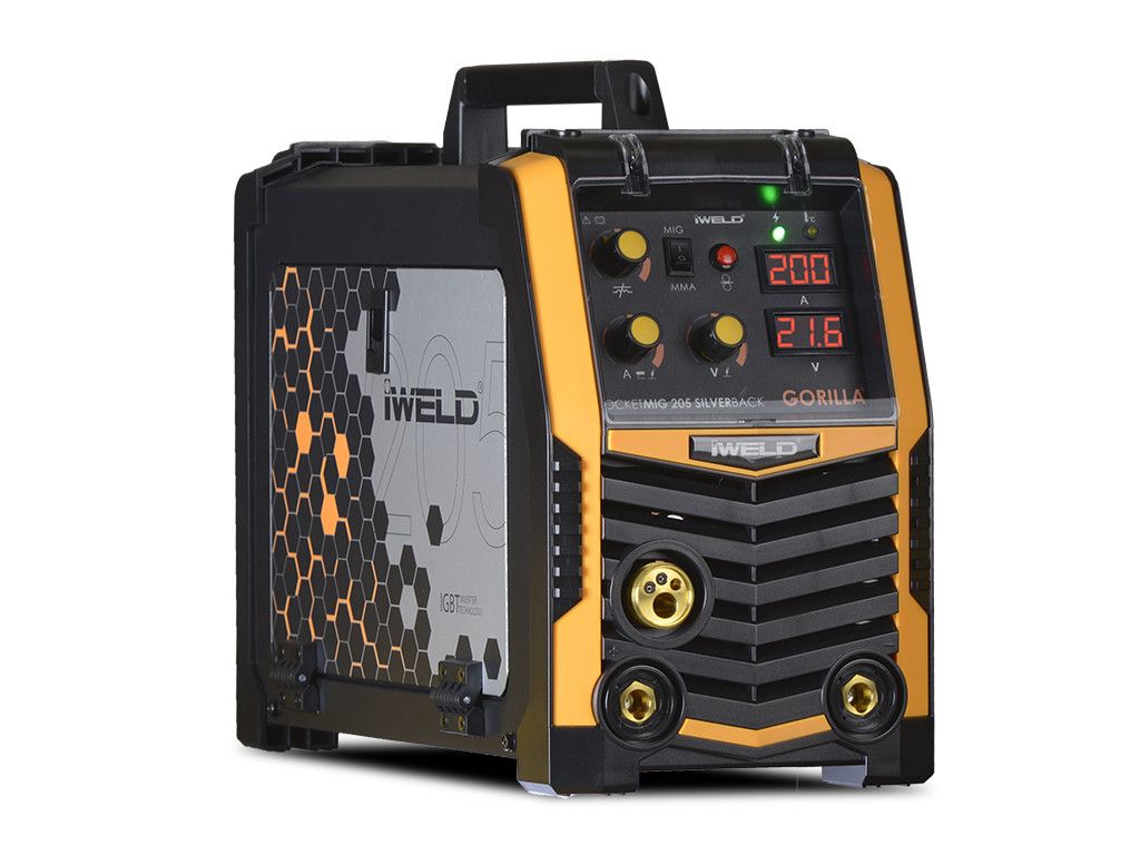 Iweld Hegesztő inverter Gorilla poketmig 205 Silverback termék fő termékképe