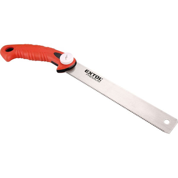 Japán fűrész, teljes/penge hossz: 380/220mm, cserélhető hajlékony penge SK5 acélból, három élű fogak, sűrű fogazás T17 termék fő termékképe