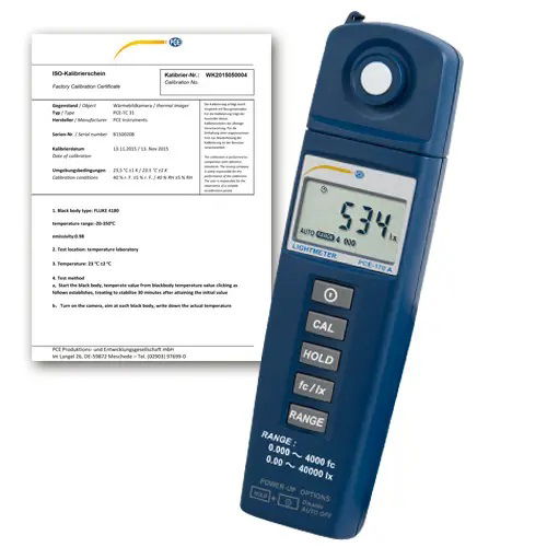 Pce-170 a-ica fénymérő gyári kalibrálással termék fő termékképe