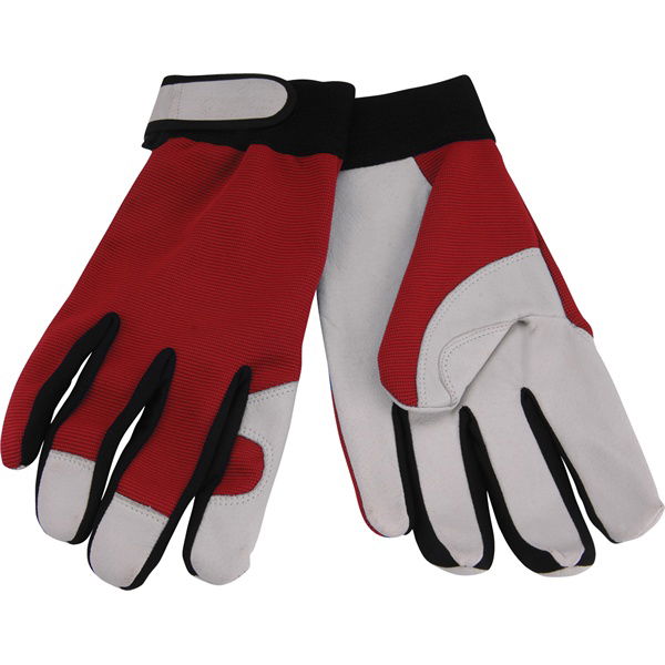 kesztyű munkához; kombinált, sertésbőr tenyérrész,/ SPANDEX kézhát,  méret: 11` termék fő termékképe