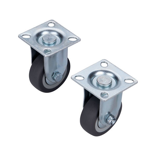 készülékgörgő 2 db, fix, szürke gumi, 50mm, max. teherbírás: 27 kg/db termék fő termékképe