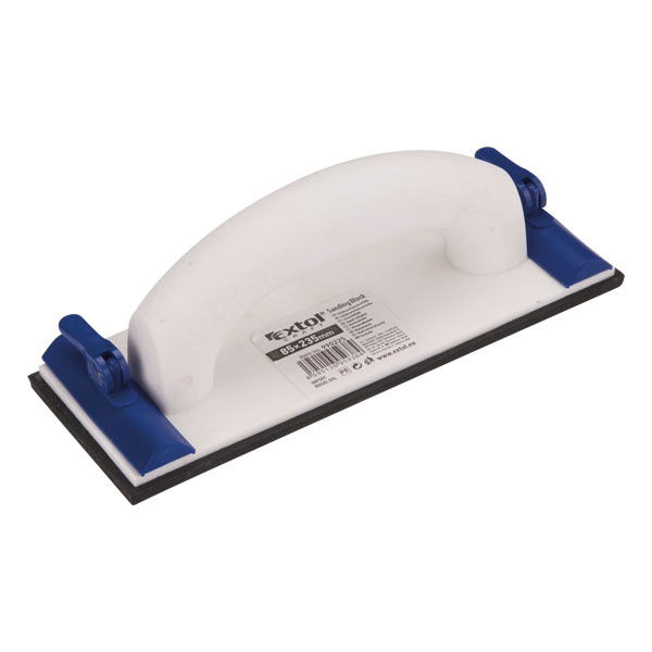 kézi csiszoló műanyag ; 85×235mm, műanyag leszorítóval termék fő termékképe