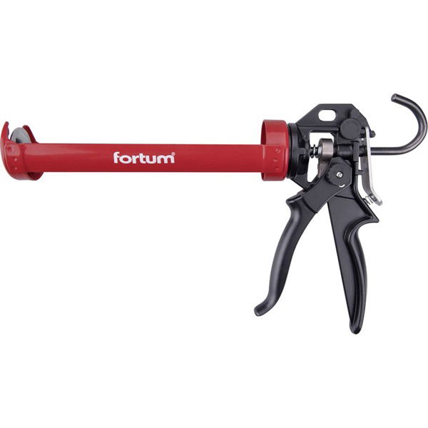 kinyomópisztoly; fém, 225mm, 360°-ban körbeforgatható acél bölcső tubustartóval, állítható lökethossz+túlfolyás gátló termék fő termékképe